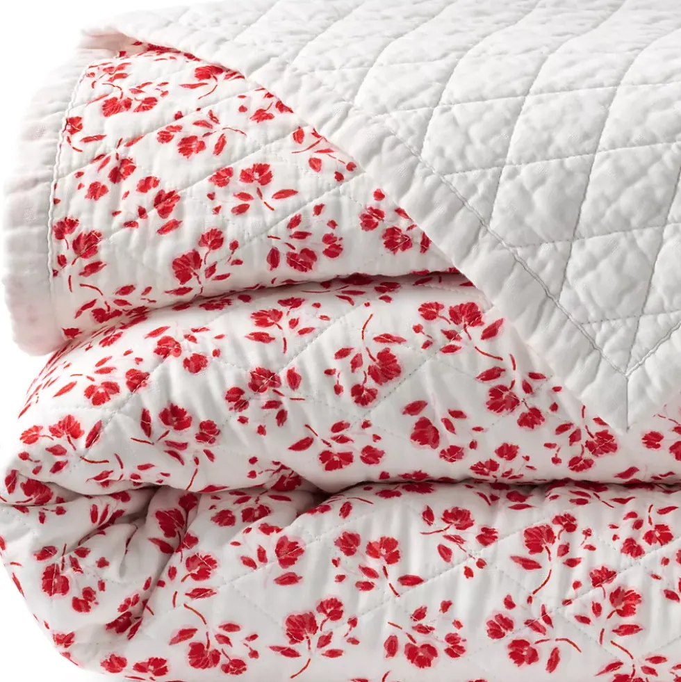 Printed Diamond Double Voile Quilt