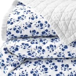 Printed Diamond Double Voile Quilt