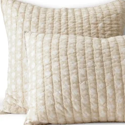 Printed Seed Stitch Sham