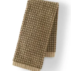 Quick-Dry Cotton Textured Gingham 6-Piece Towel Set
