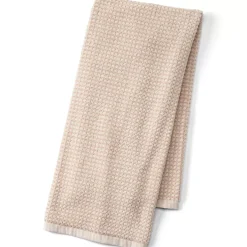 Quick-Dry Cotton Textured Gingham 6-Piece Towel Set