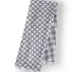 Quick-Dry Cotton Textured Gingham 6-Piece Towel Set