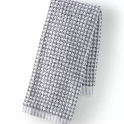 Quick-Dry Cotton Textured Gingham 6-Piece Towel Set