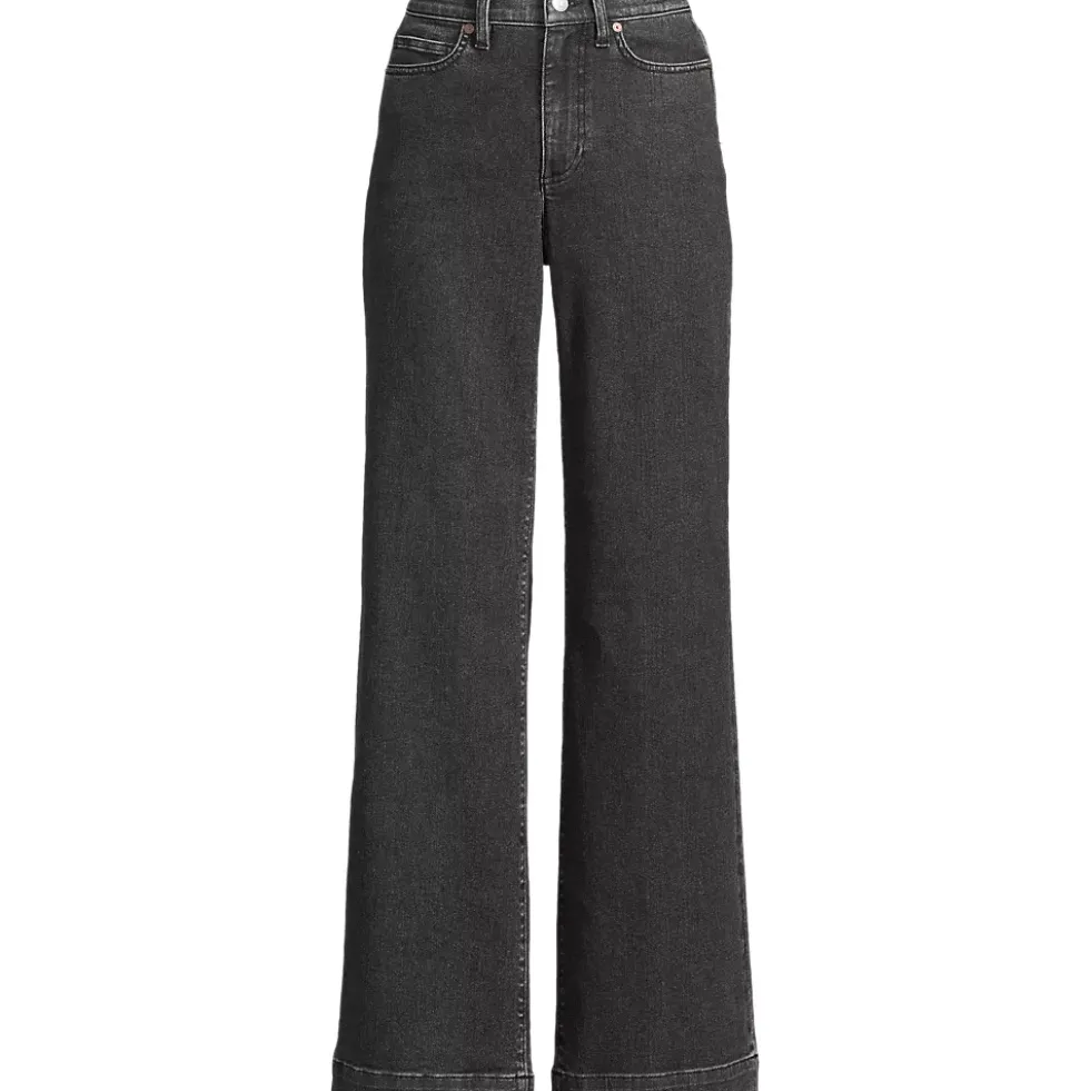 Recycled High Rise Wide Leg Denim Jeans