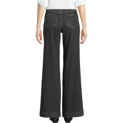 Recycled High Rise Wide Leg Denim Jeans