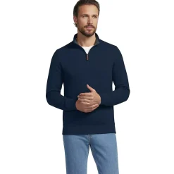 School Uniform Bedford Rib Quarter Zip Pullover Sweater