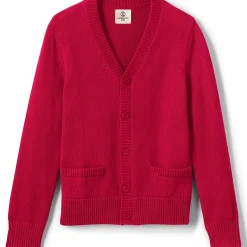 School Uniform Boys Cotton Modal Button Front Cardigan Sweater