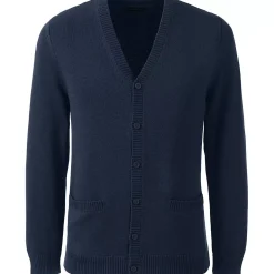 School Uniform Boys Cotton Modal Button Front Cardigan Sweater