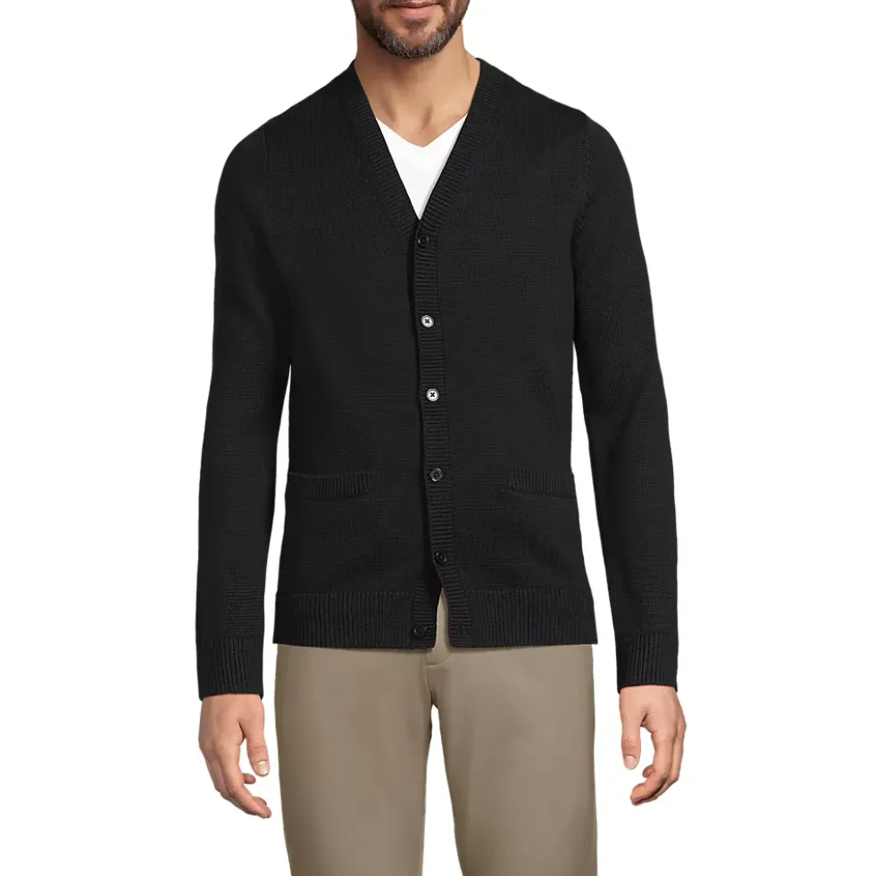 School Uniform Boys Cotton Modal Button Front Cardigan Sweater