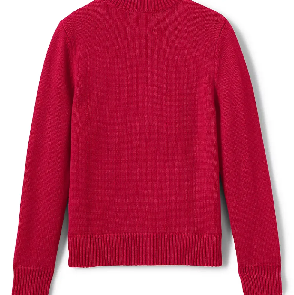 School Uniform Boys Cotton Modal Button Front Cardigan Sweater