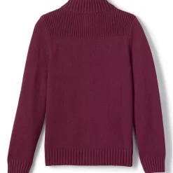 School Uniform Boys Cotton Modal Zip Front Cardigan Sweater