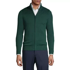 School Uniform Boys Cotton Modal Zip Front Cardigan Sweater