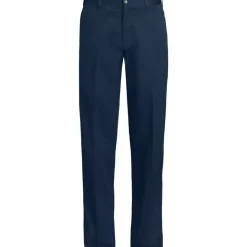 School Uniform Boys Iron Knee Blend Plain Front Chino Pants