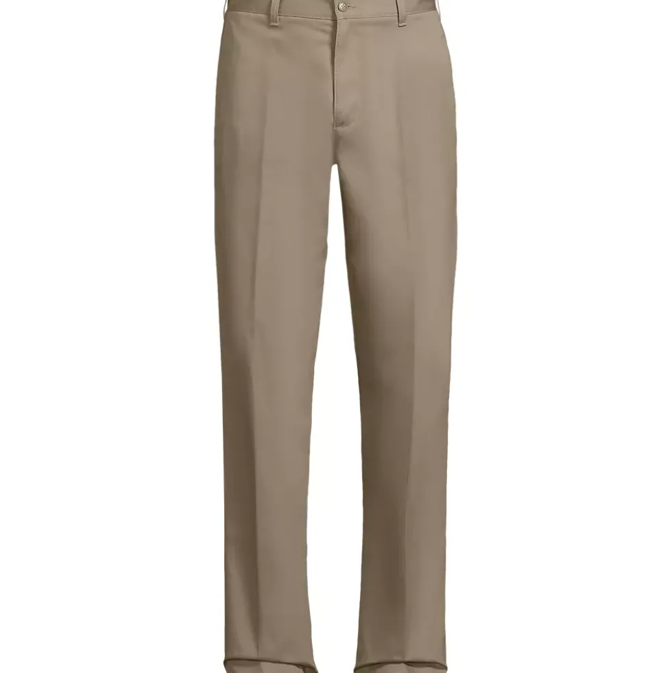 School Uniform Boys Iron Knee Blend Plain Front Chino Pants