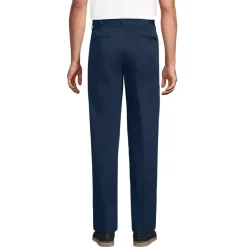 School Uniform Boys Iron Knee Blend Plain Front Chino Pants