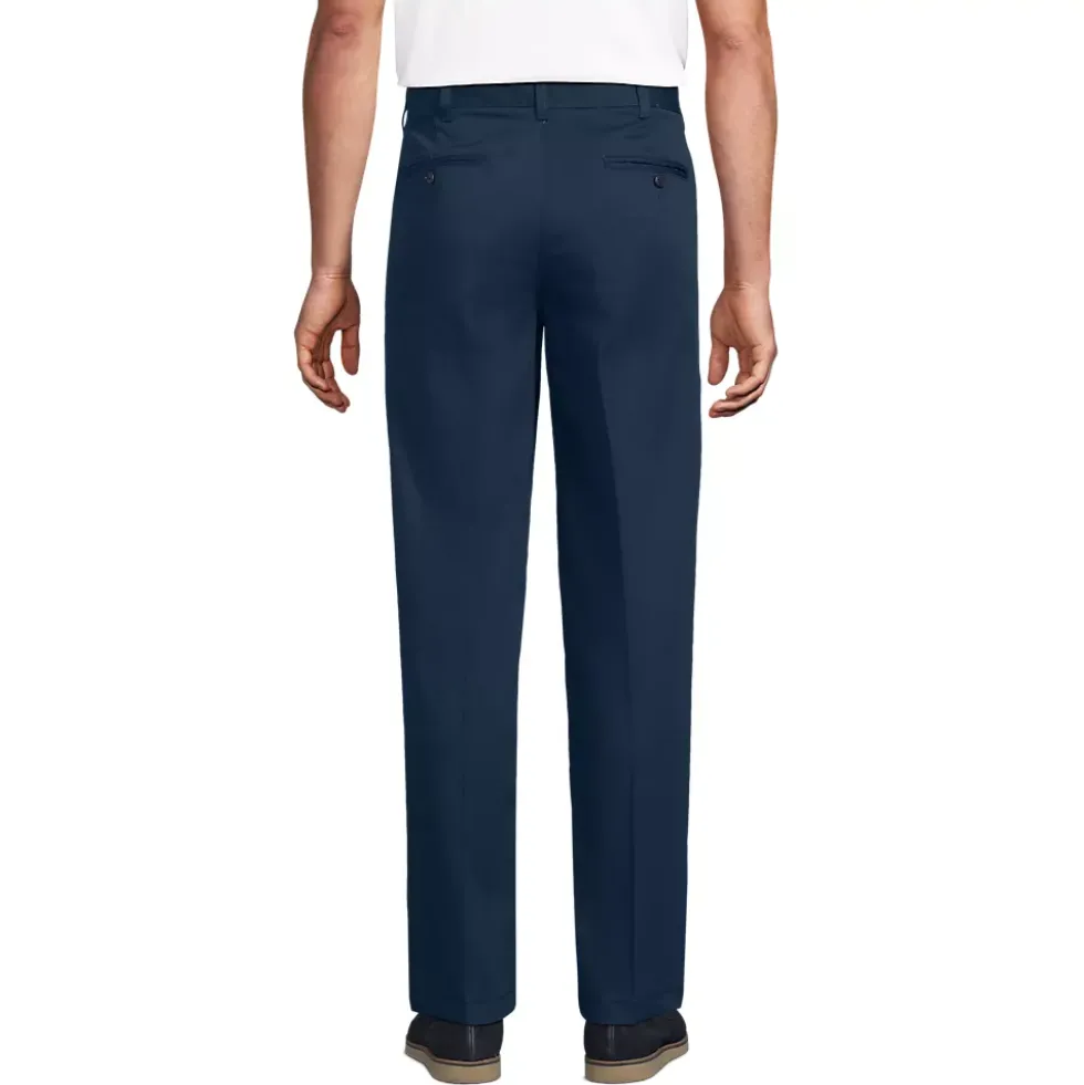School Uniform Boys Iron Knee Blend Plain Front Chino Pants