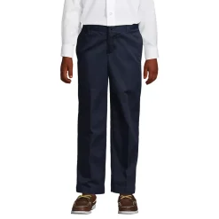 School Uniform Boys Iron Knee Blend Plain Front Chino Pants