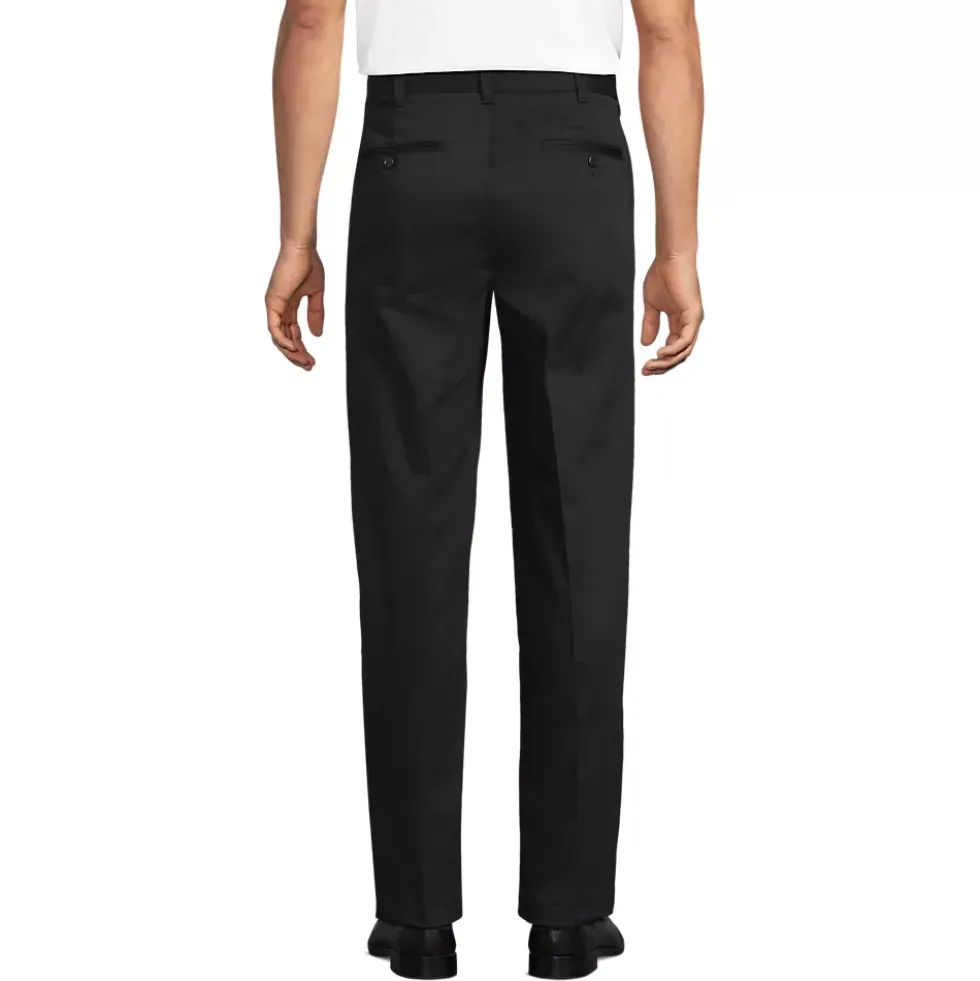 School Uniform Boys Iron Knee Blend Plain Front Chino Pants