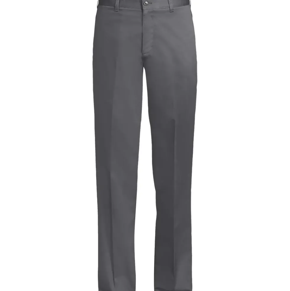 School Uniform Boys Iron Knee Blend Plain Front Chino Pants