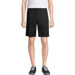 School Uniform Boys Plain Front Blend Chino Shorts