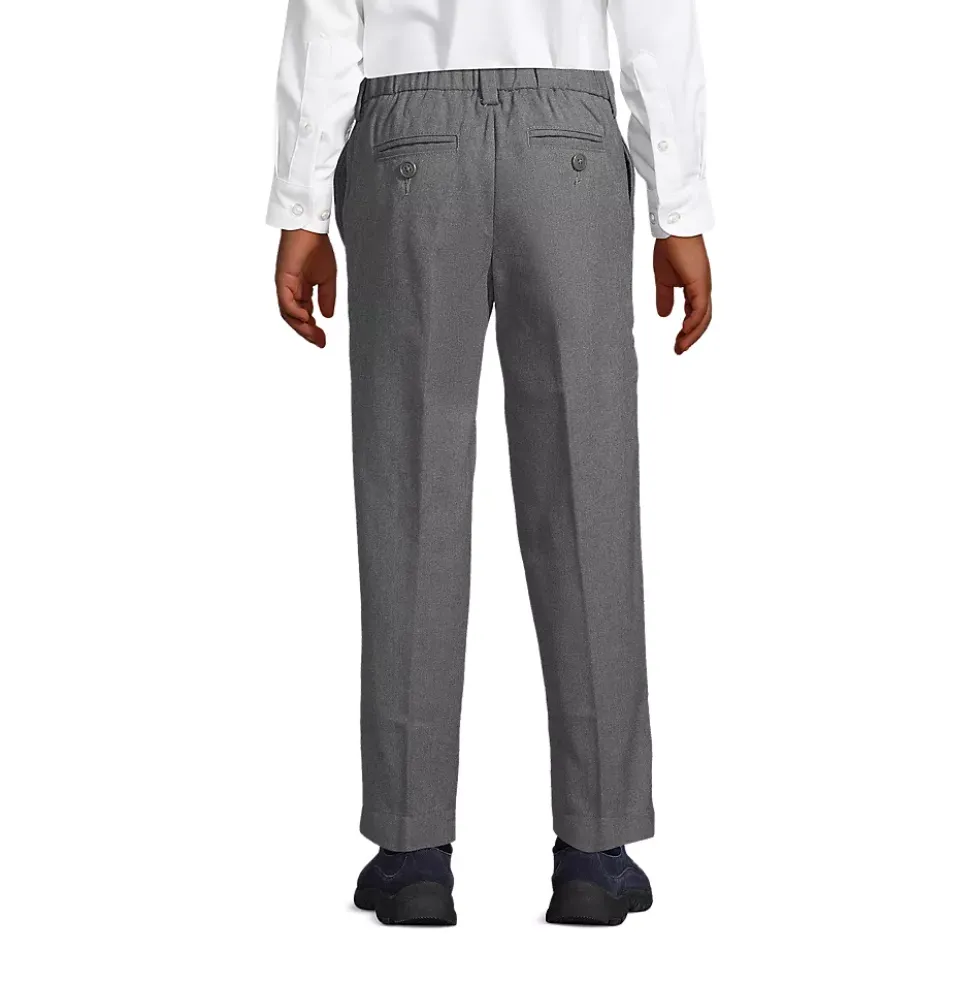 School Uniform Boys Plain Front Dress Pants