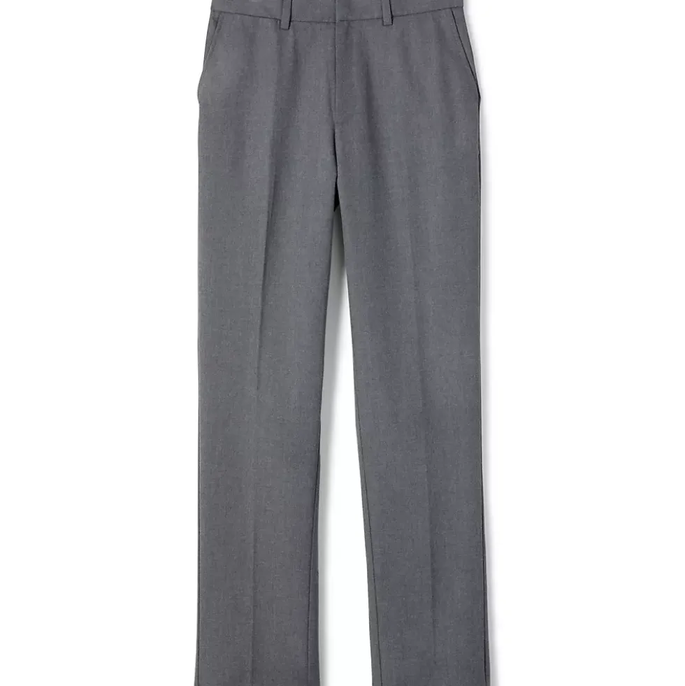 School Uniform Boys Plain Front Dress Pants
