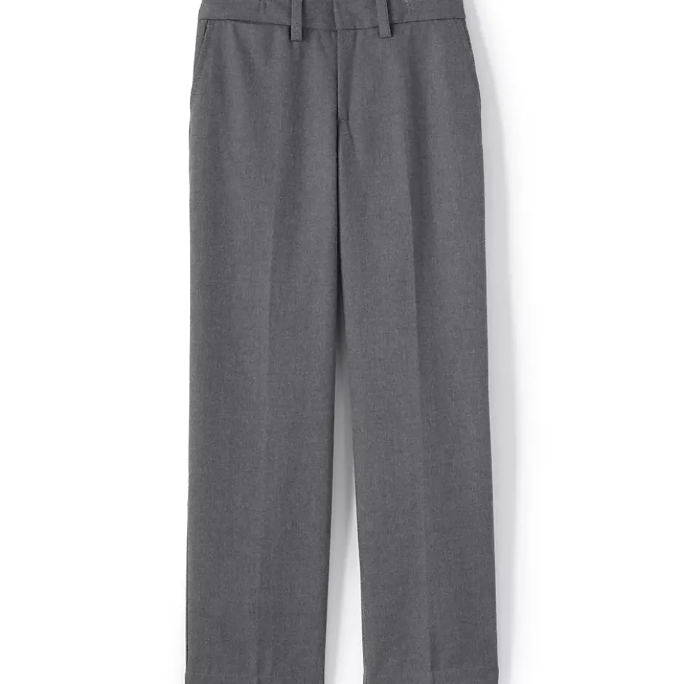 School Uniform Boys Plain Front Dress Pants