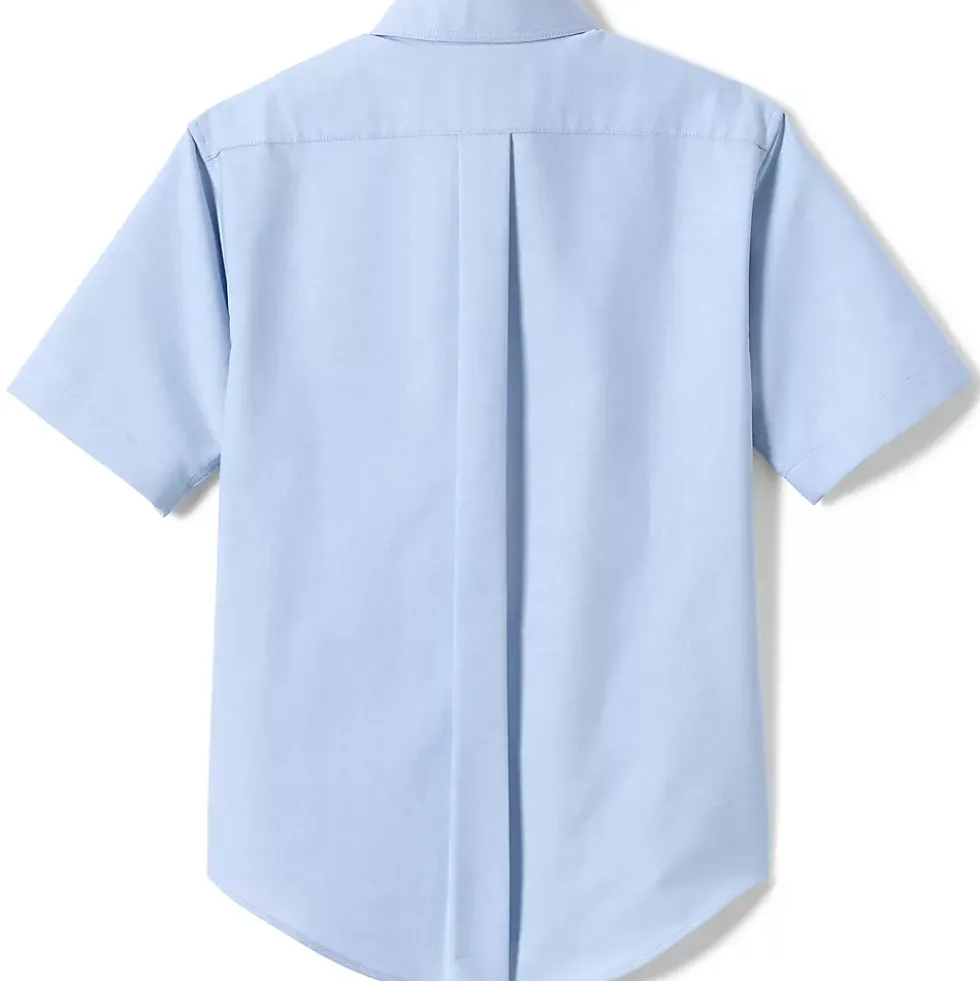 School Uniform Boys Short Sleeve Oxford Dress Shirt