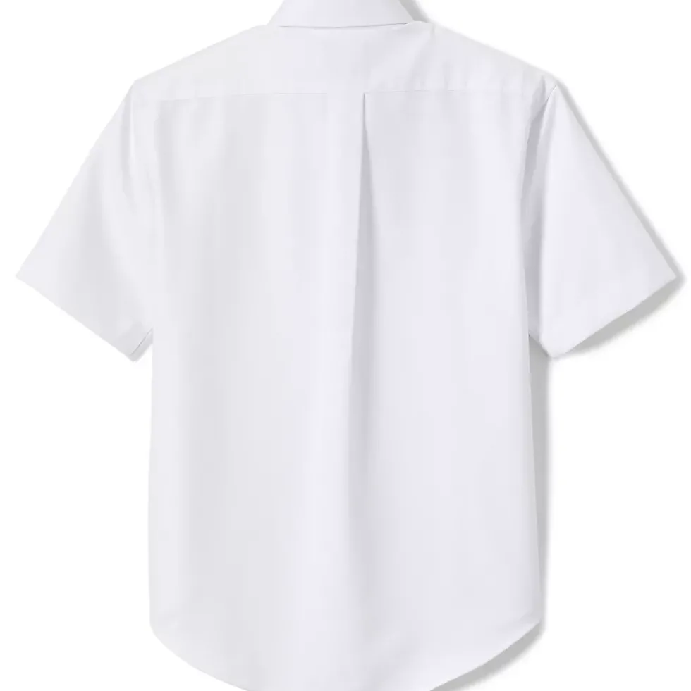 School Uniform Boys Short Sleeve Oxford Dress Shirt