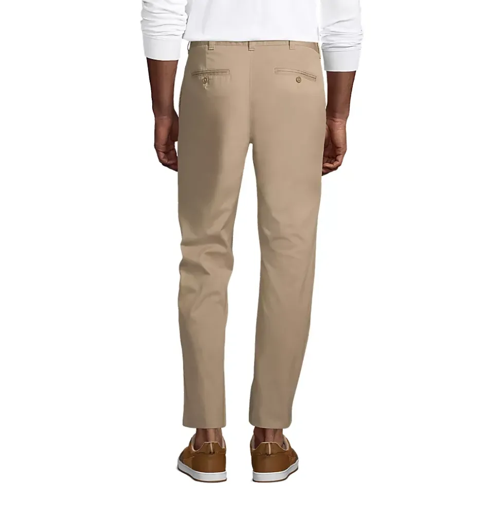 School Uniform Boys Tailored Fit Blend Iron Knee Plain Front Pants