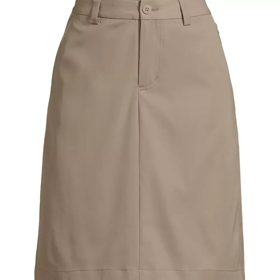 School Uniform Girls Active Performance Chino Skort Top of the Knee