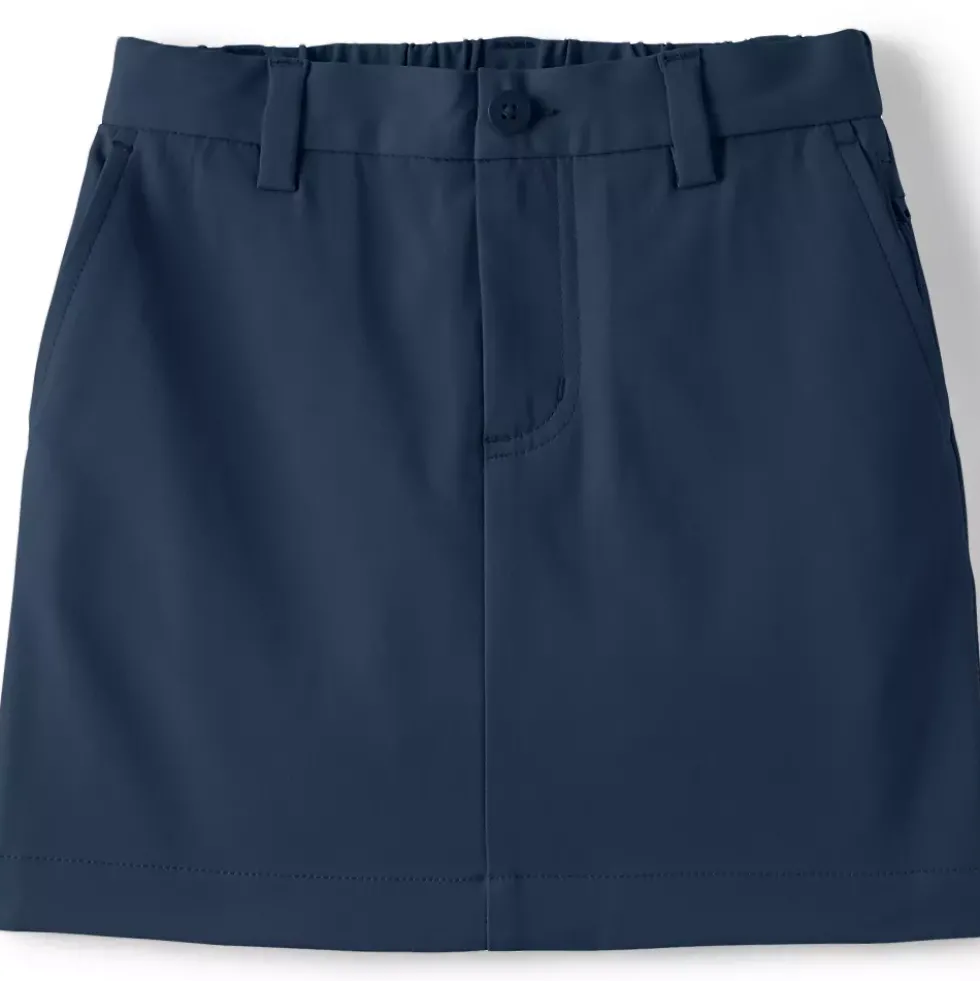 School Uniform Girls Active Performance Chino Skort Top of the Knee