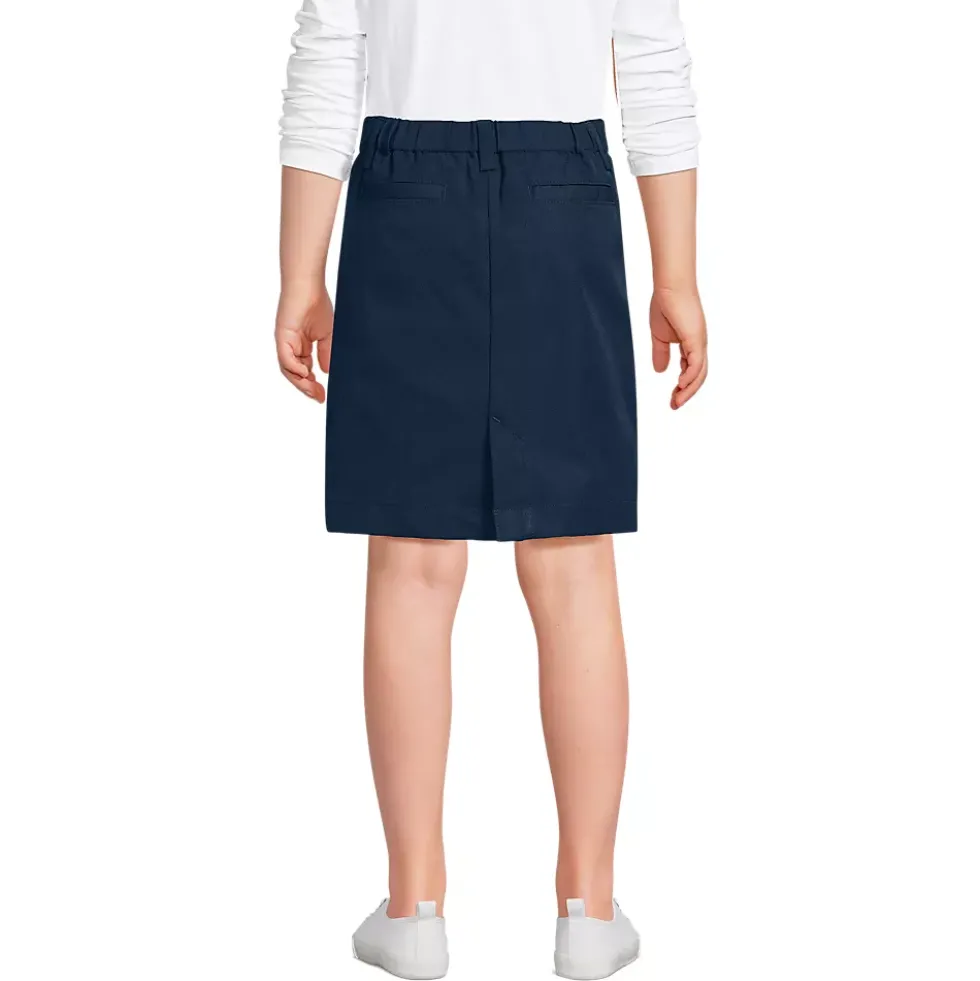 School Uniform Girls Active Performance Chino Skort Top of the Knee