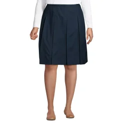 School Uniform Girls Box Pleat Skirt Top of Knee