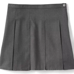 School Uniform Girls Box Pleat Skirt Top of Knee