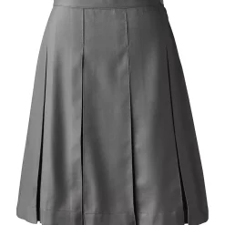 School Uniform Girls Box Pleat Skirt Top of Knee