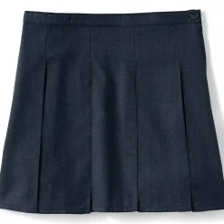 School Uniform Girls Box Pleat Skirt Top of Knee