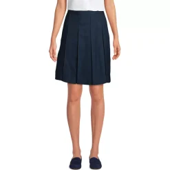 School Uniform Girls Box Pleat Skirt Top of Knee