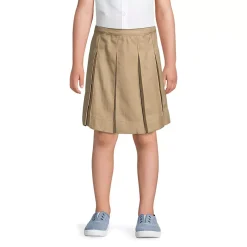 School Uniform Girls Box Pleat Skirt Top of Knee
