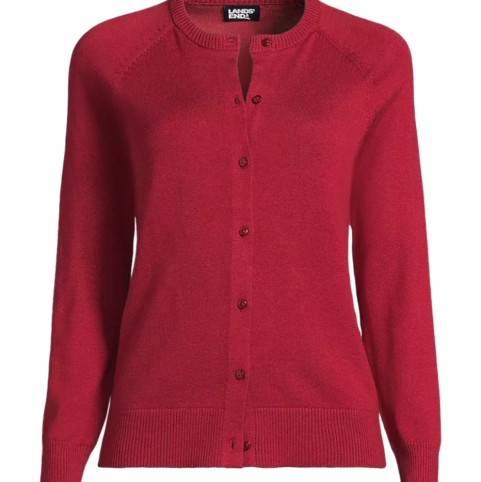 School Uniform Girls Cotton Modal Cardigan Sweater