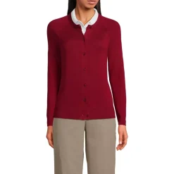 School Uniform Girls Cotton Modal Cardigan Sweater