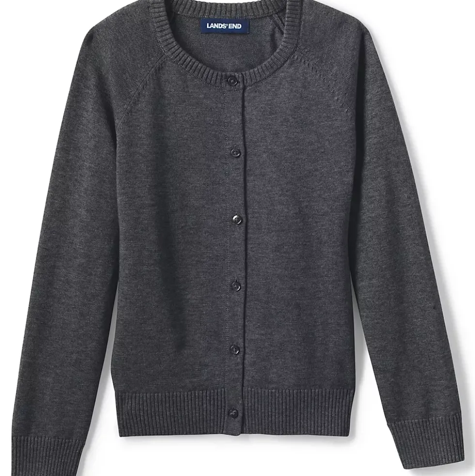 School Uniform Girls Cotton Modal Cardigan Sweater