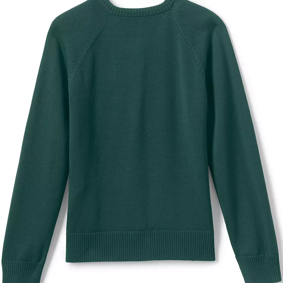 School Uniform Girls Cotton Modal Cardigan Sweater