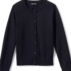 School Uniform Girls Cotton Modal Cardigan Sweater