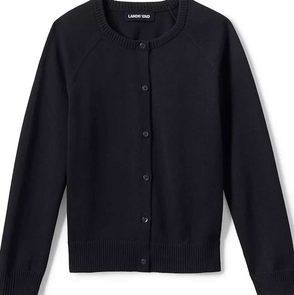 School Uniform Girls Cotton Modal Cardigan Sweater