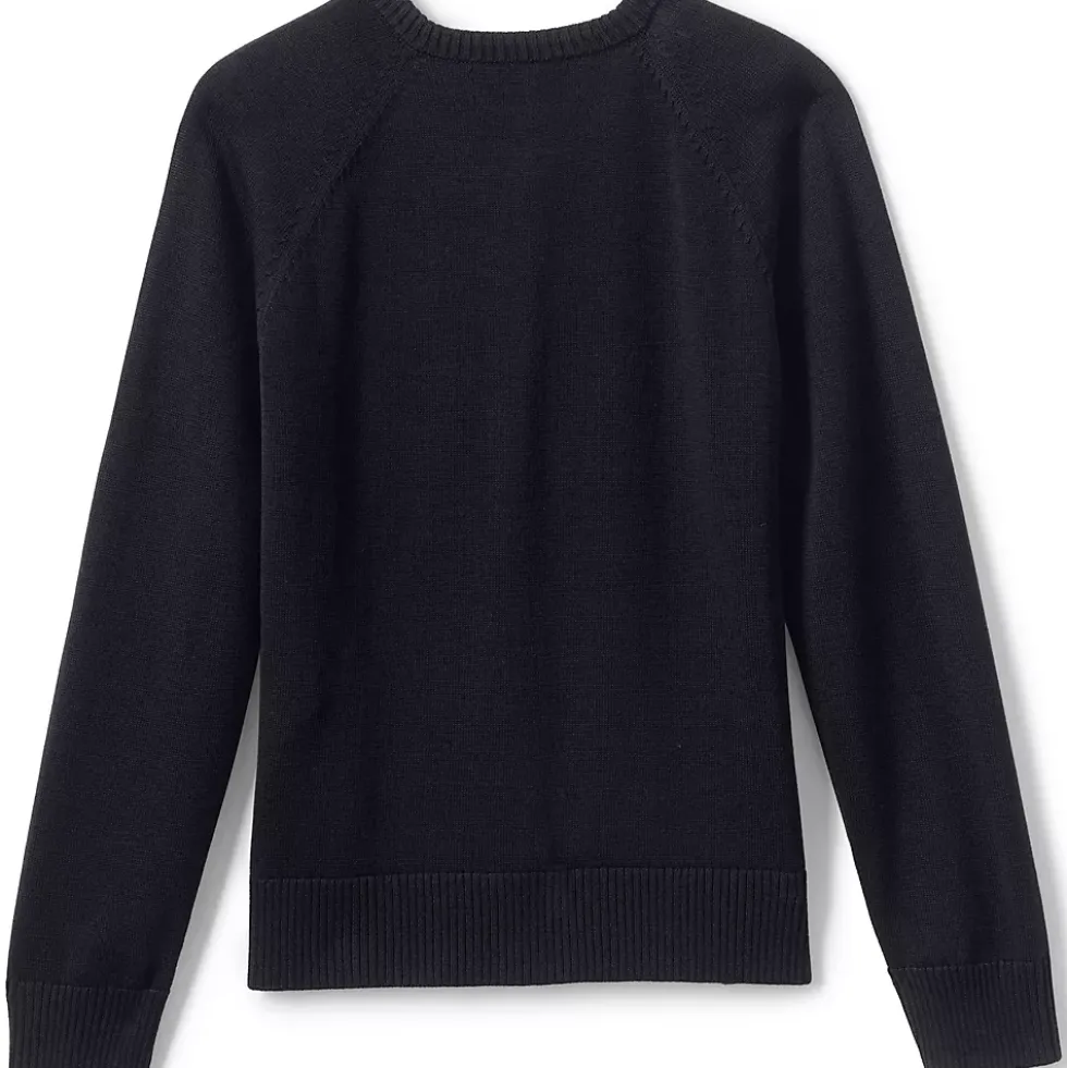 School Uniform Girls Cotton Modal Cardigan Sweater