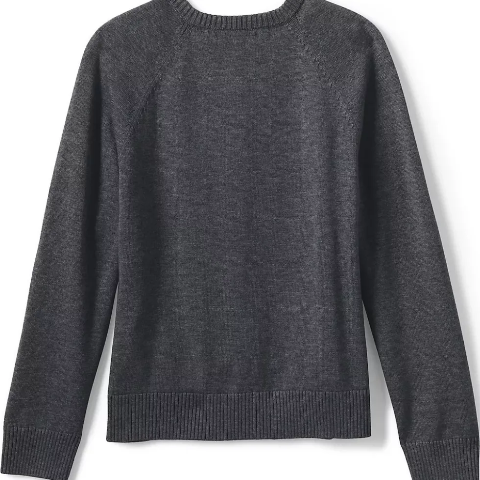 School Uniform Girls Cotton Modal Cardigan Sweater