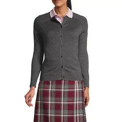 School Uniform Girls Cotton Modal Cardigan Sweater