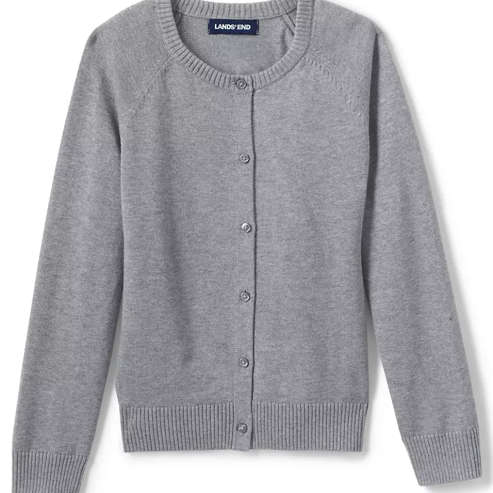 School Uniform Girls Cotton Modal Cardigan Sweater