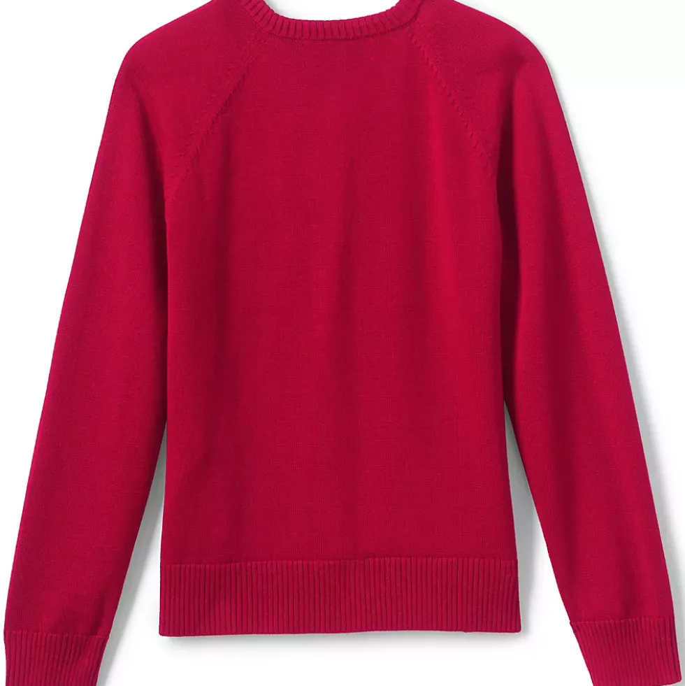 School Uniform Girls Cotton Modal Cardigan Sweater